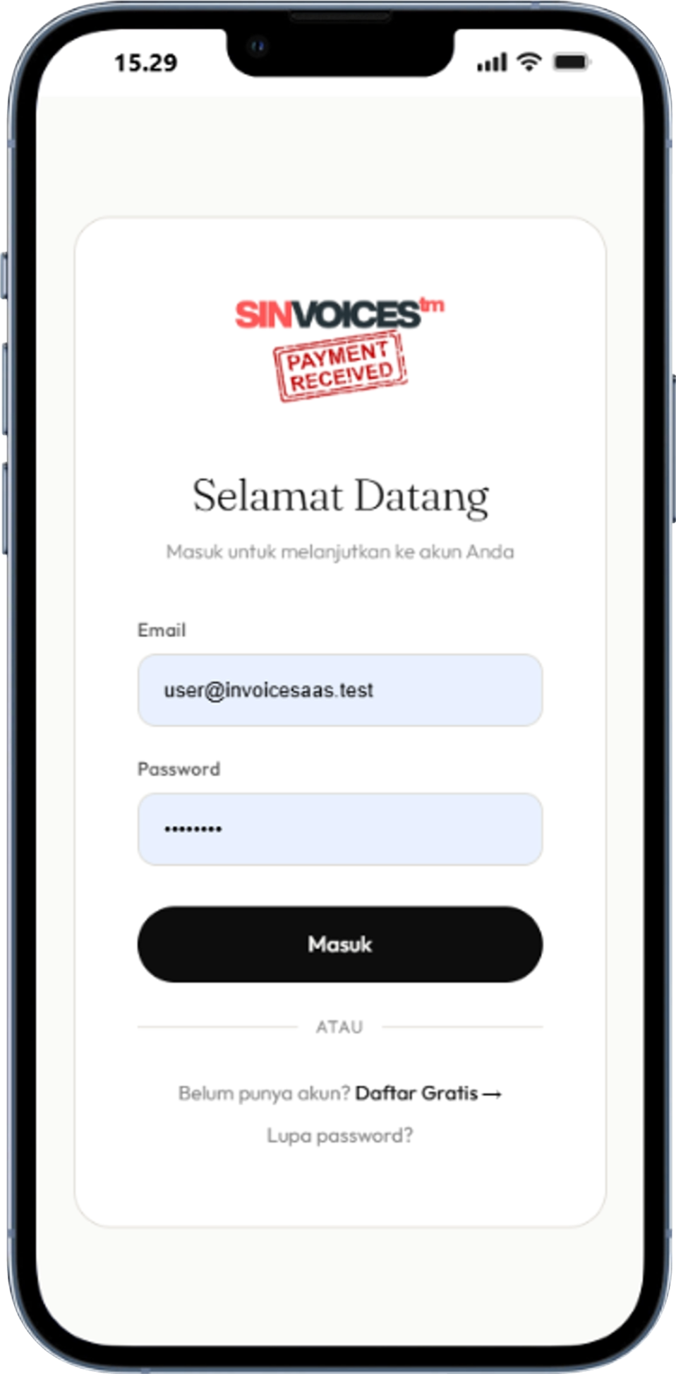 Login